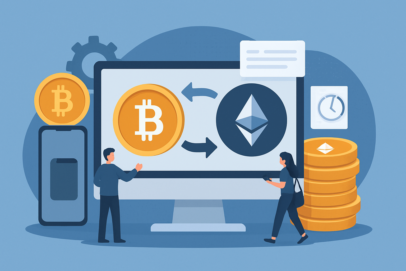 Онлайн обмен криптовалют: как быстро и удобно обменивать криптовалюту